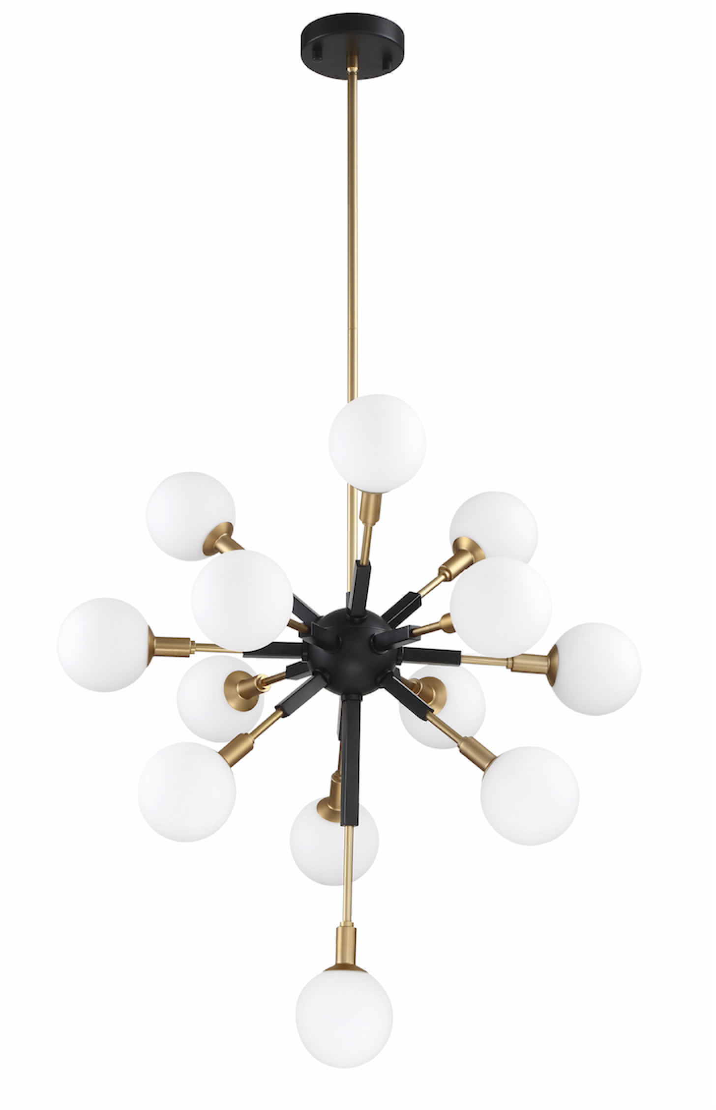 Luminaire moderne suspendu Kendal PF100-13L-BLK/BRS