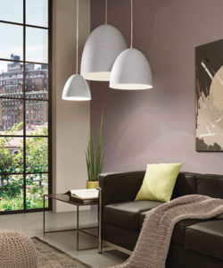 Luminaire suspendu moderne SARABIA Eglo 94355A dans le salon