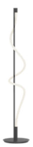 Lampe de plancher moderne CURSIVE Kuzco FL95360-BK