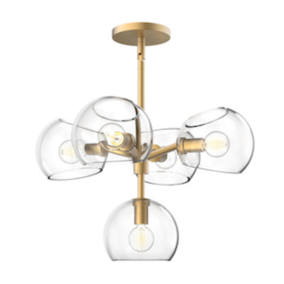 Luminaire suspendu moderne WILLOW Alora Mood CH548518BGCL