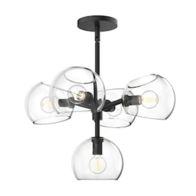 Luminaire suspendu moderne WILLOW Alora Mood CH548518MBCL