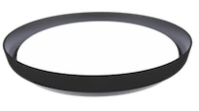 Flush Mount modern HAMPTON Kuzco FM43117-BK-5CCT