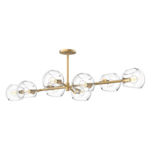 Luminaire suspendu moderne WILLOW Alora Mood LP548848BGCL