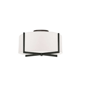 Plafonnier PRESTON Dainolite PST-153SF-MB-WH