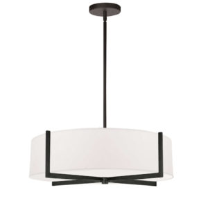 Luminaire suspendu PRESTON Dainolite PST-214P-MB-WH