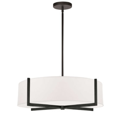 Luminaire suspendu PRESTON Dainolite PST-214P-MB-WH