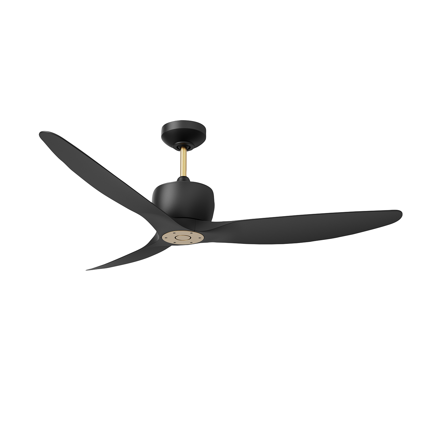 Ventilateur de plafond moderne ELEMONT Kendal AC30452-BLK/OCB
