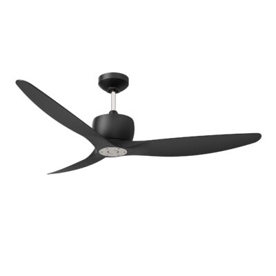 Ventilateur de plafond moderne ELEMONT Kendal AC30452-BLK/SN