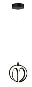 Luminaire suspendu moderne ROSE Artcraft AC6730BK