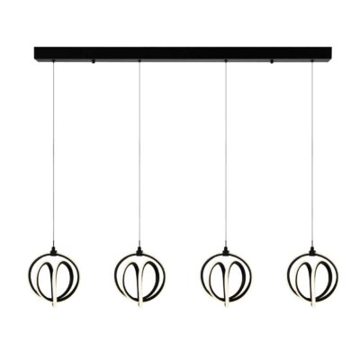 Luminaire suspendu moderne ROSE Artcraft AC6734BK