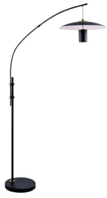 Lampe de plancher SLEY FL6601-BLK/BRS