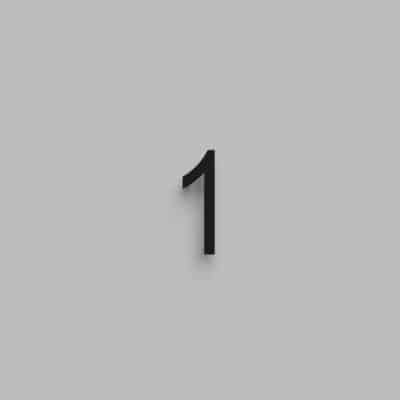 Chiffre d'adresse flottant 1711-1-01-H12