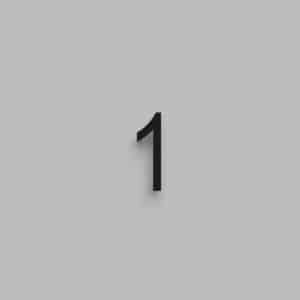 Chiffre d'adresse flottant 1711-1-01-H8