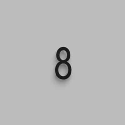 Chiffre d'adresse flottant 1711-8-01-H8