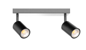 Projecteur double sur rail TK398B-2-BK