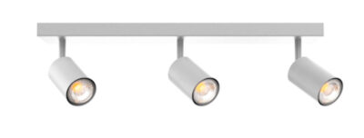 Projecteur triple sur rail TK398B-3-WH